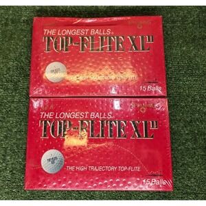 New Spalding Top-Flite XL Golf Balls 2 Sealed Boxes Of 15 High Trajectory